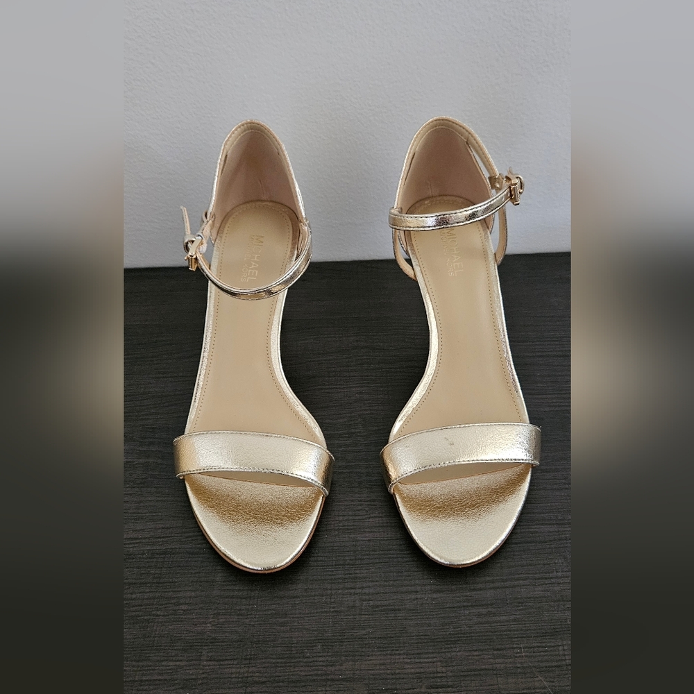 Michael Kors Metallic Gold Heels